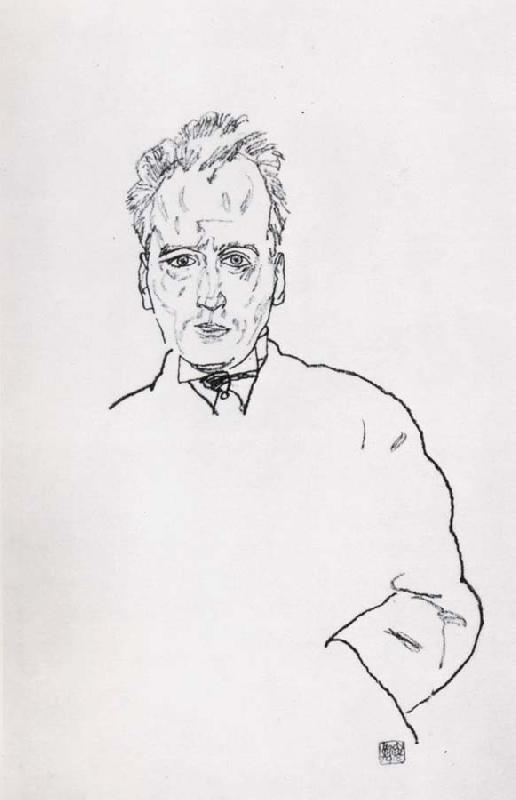 Egon Schiele Portrait of anton webern Germany oil painting art